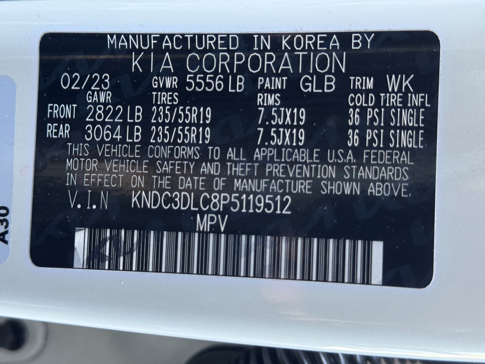 2023 Kia EV6 Wind