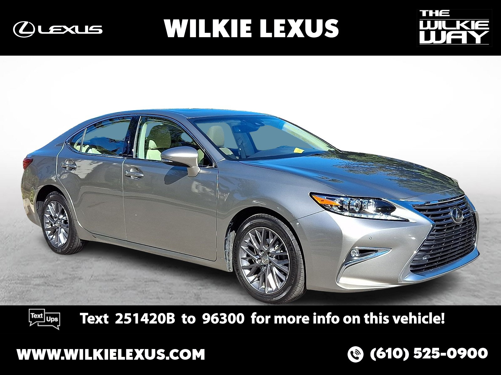 Used 2018 Lexus ES 350 w/ Navigation System Package