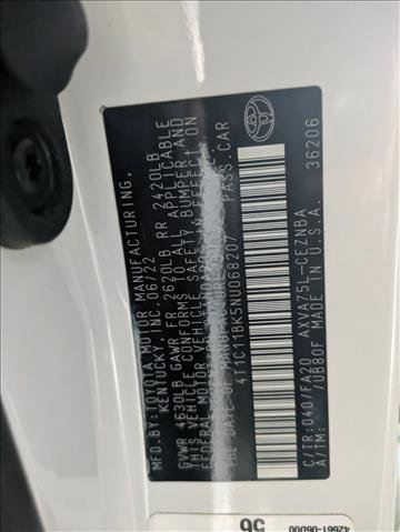 2022 Toyota Camry LE