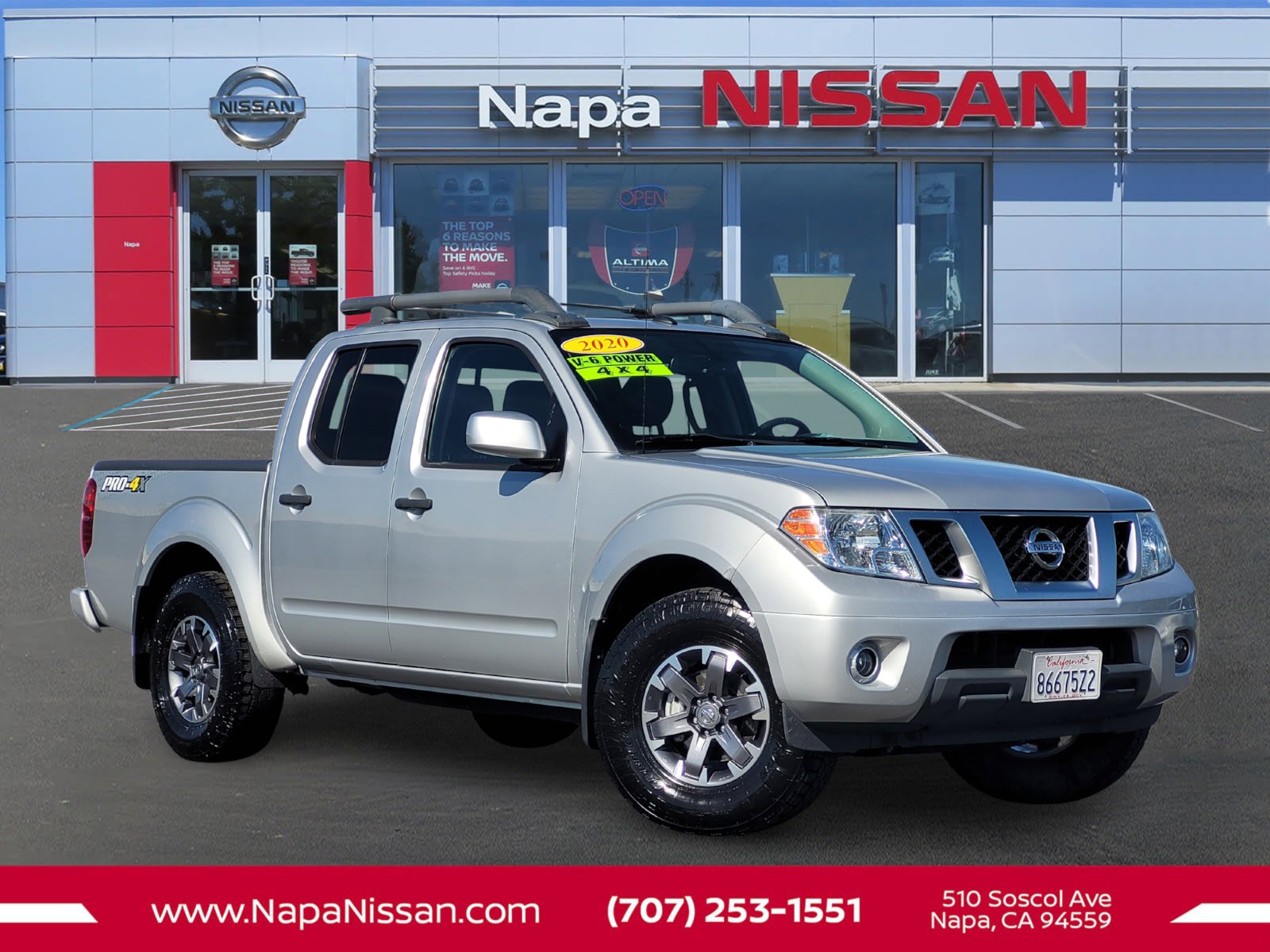 Certified 2020 Nissan Frontier PRO-4X w/ Pro-4x Utility Package
