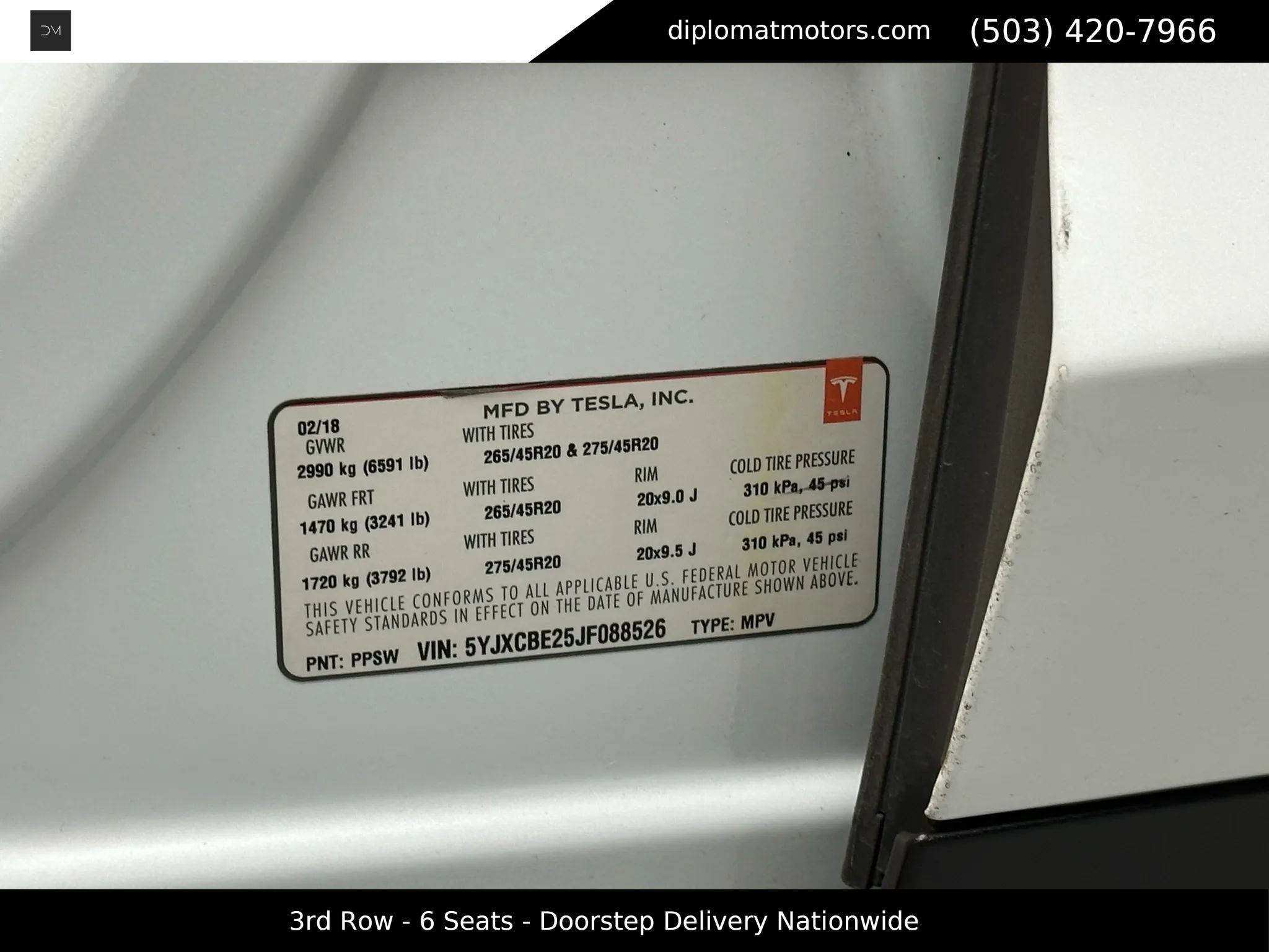 2018 Tesla Model X 75D