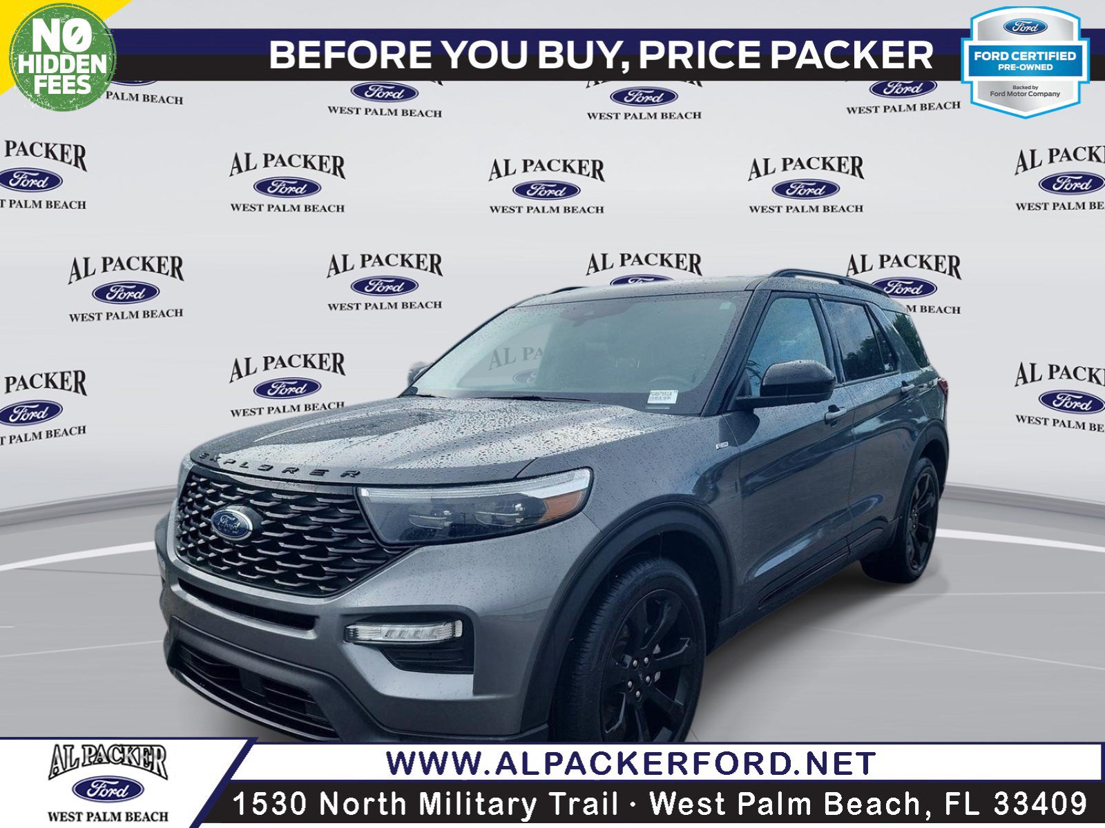 Certified 2023 Ford Explorer ST-Line w/ Class IV Trailer Tow Package