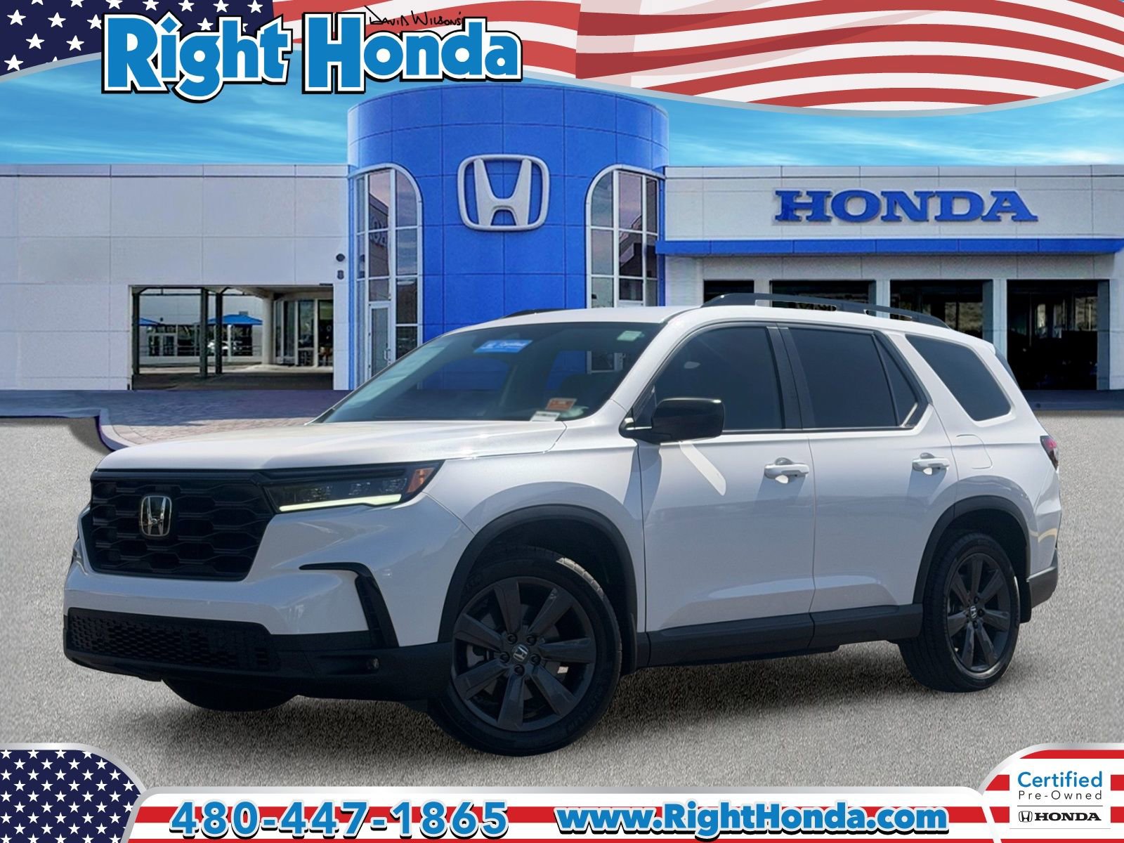 Certified 2025 Honda Pilot Sport