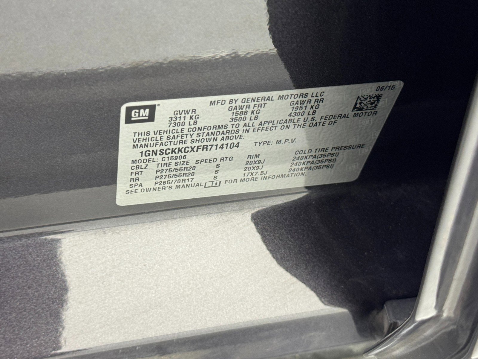 2015 Chevrolet Suburban LTZ