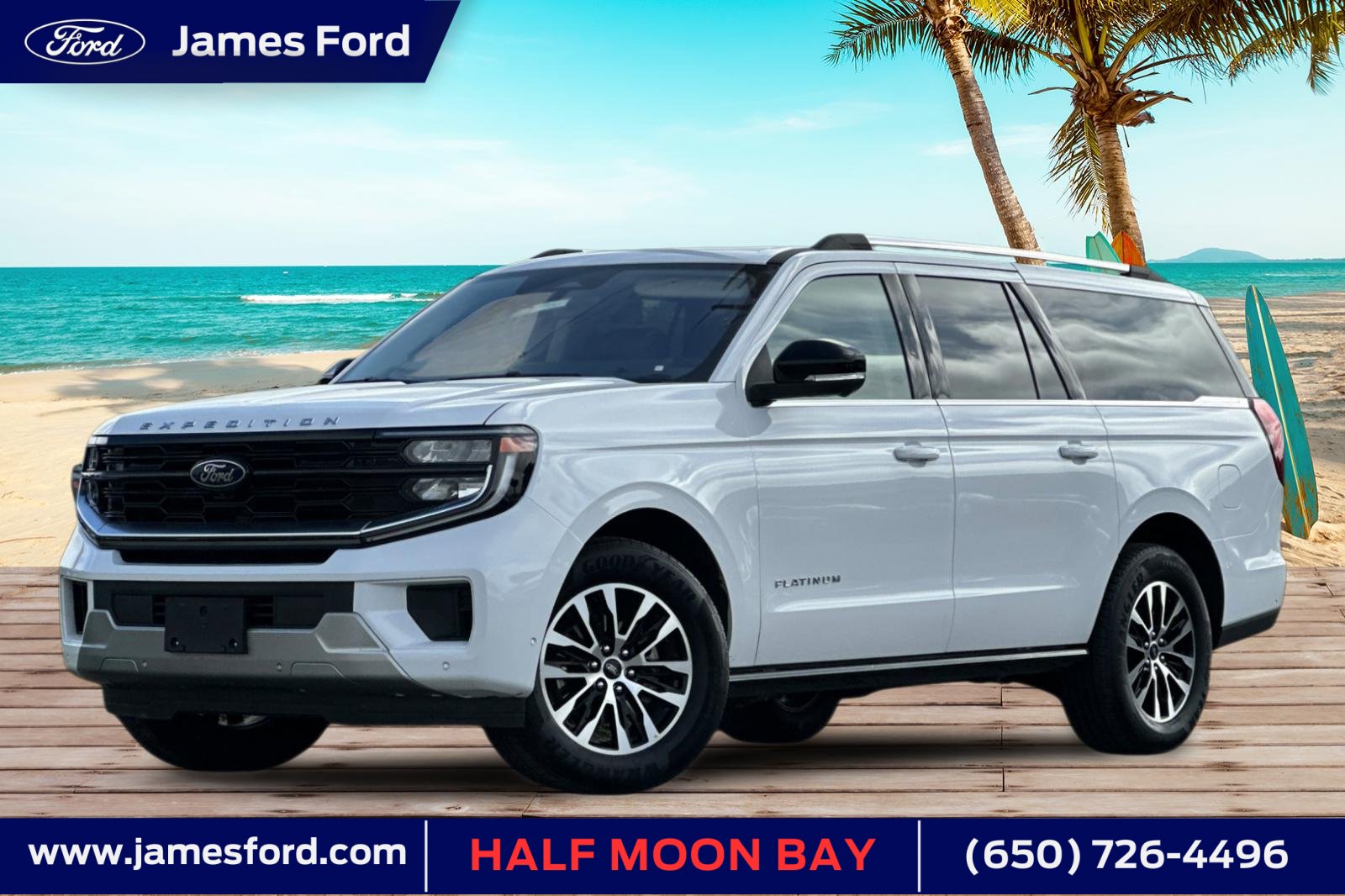 2025 Ford Expedition Max Platinum 4x4 for sale in Half Moon Bay, CA