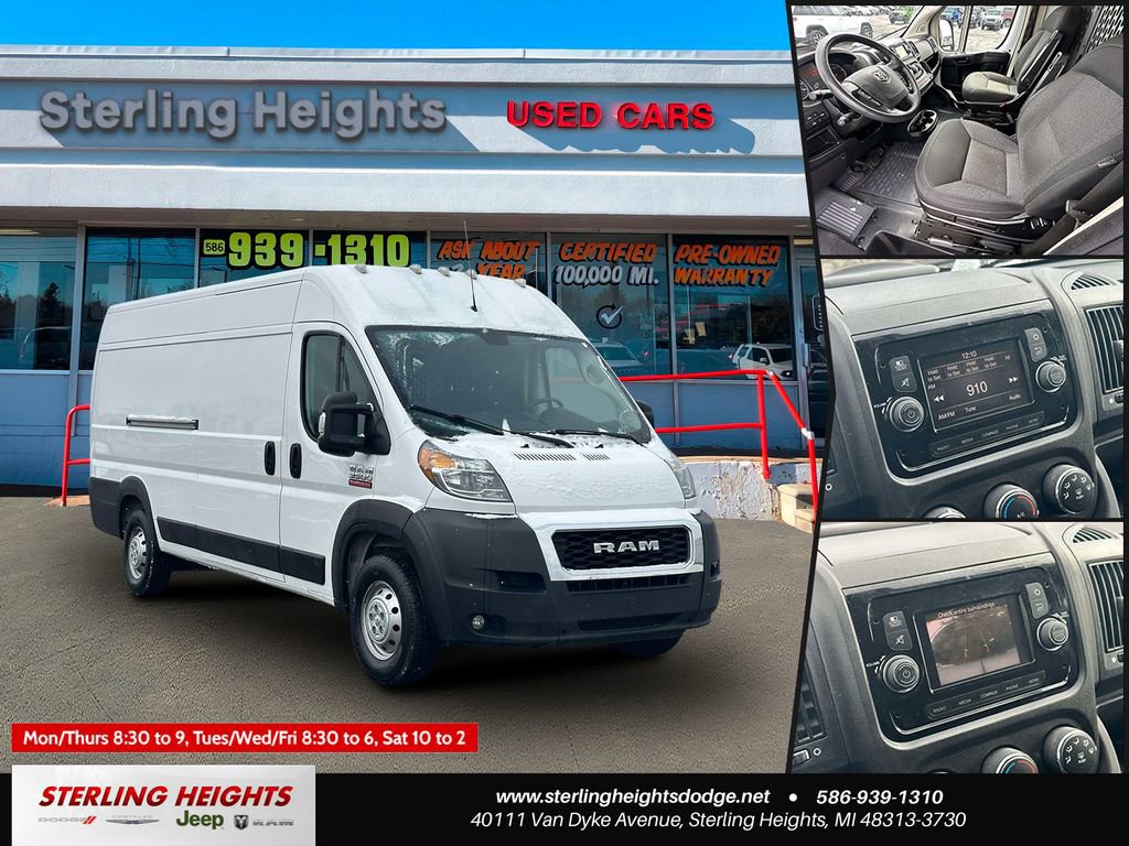Used 2019 RAM ProMaster 3500 w/ Premium Appearance Group