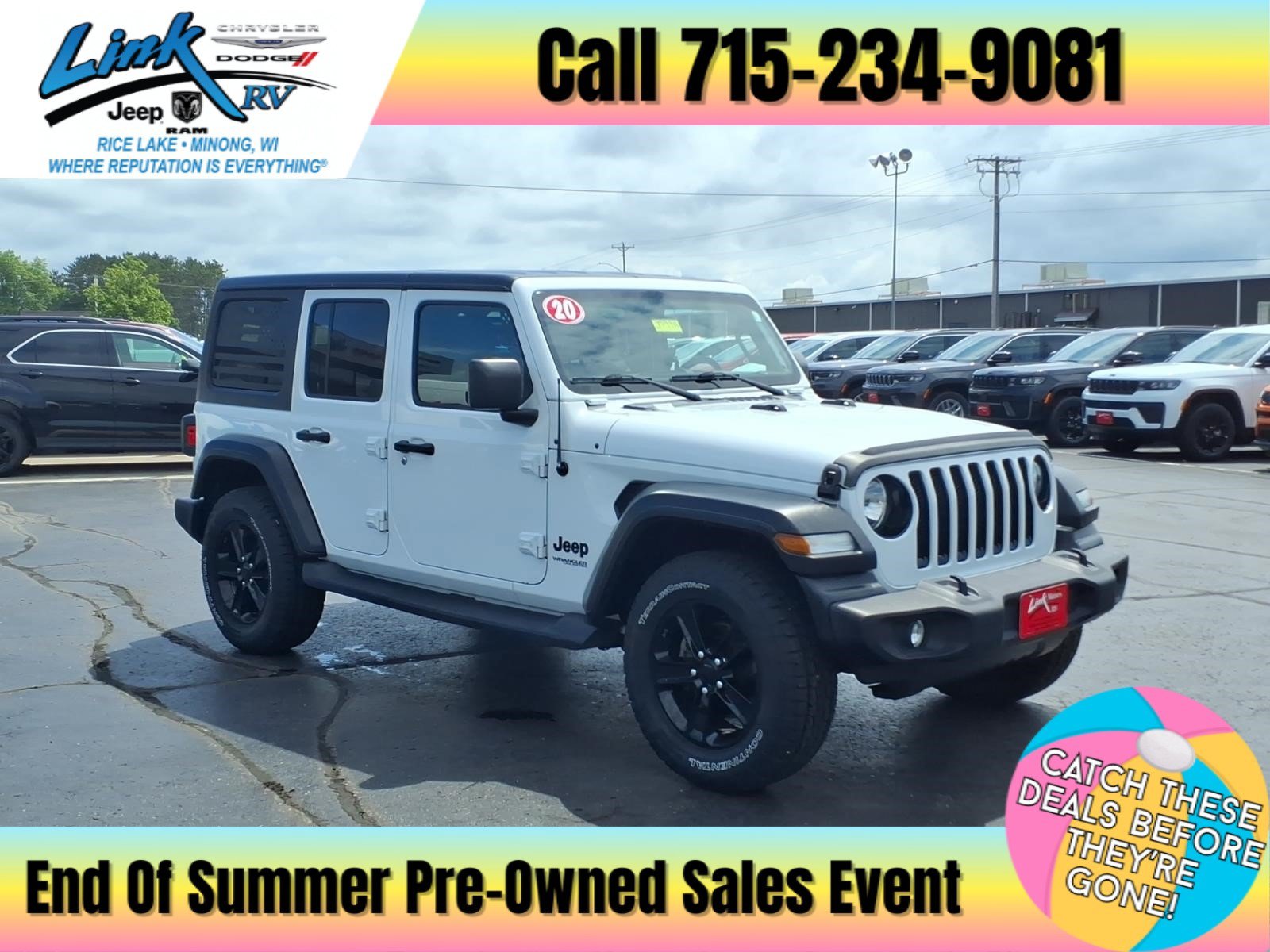 Used 2020 Jeep Wrangler Unlimited Sport