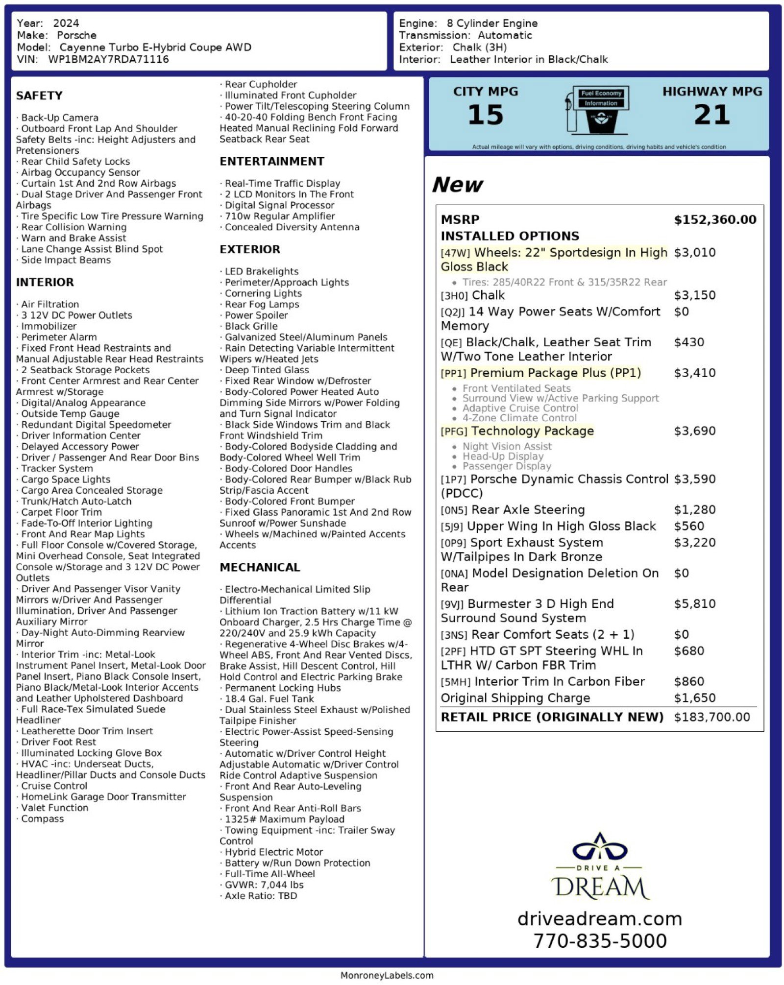 2024 Porsche Cayenne Turbo