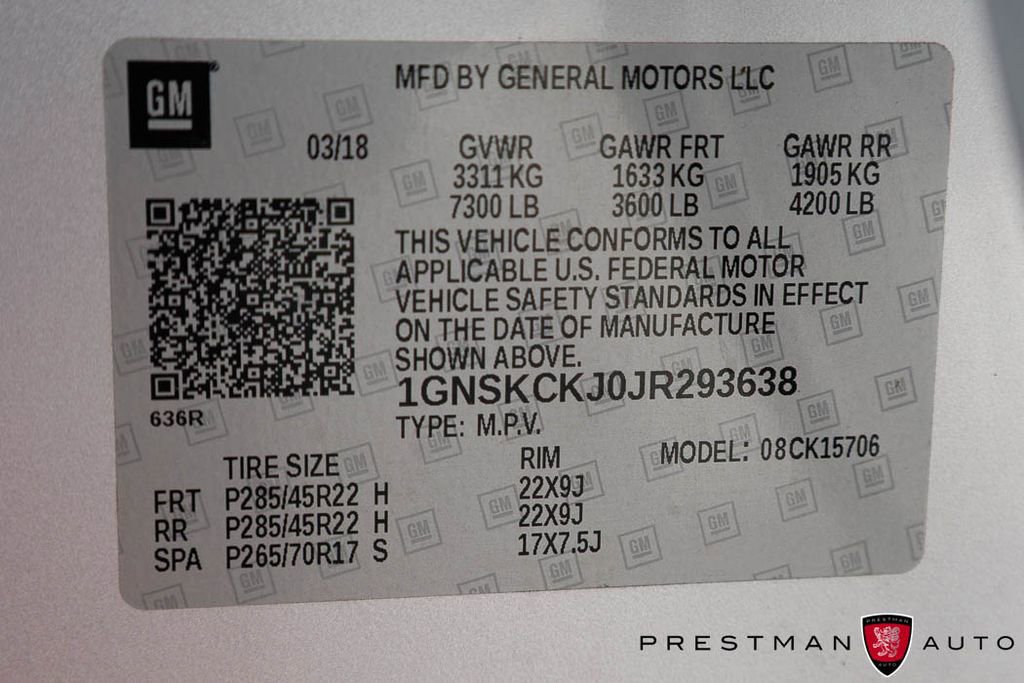 2018 Chevrolet Tahoe Premier