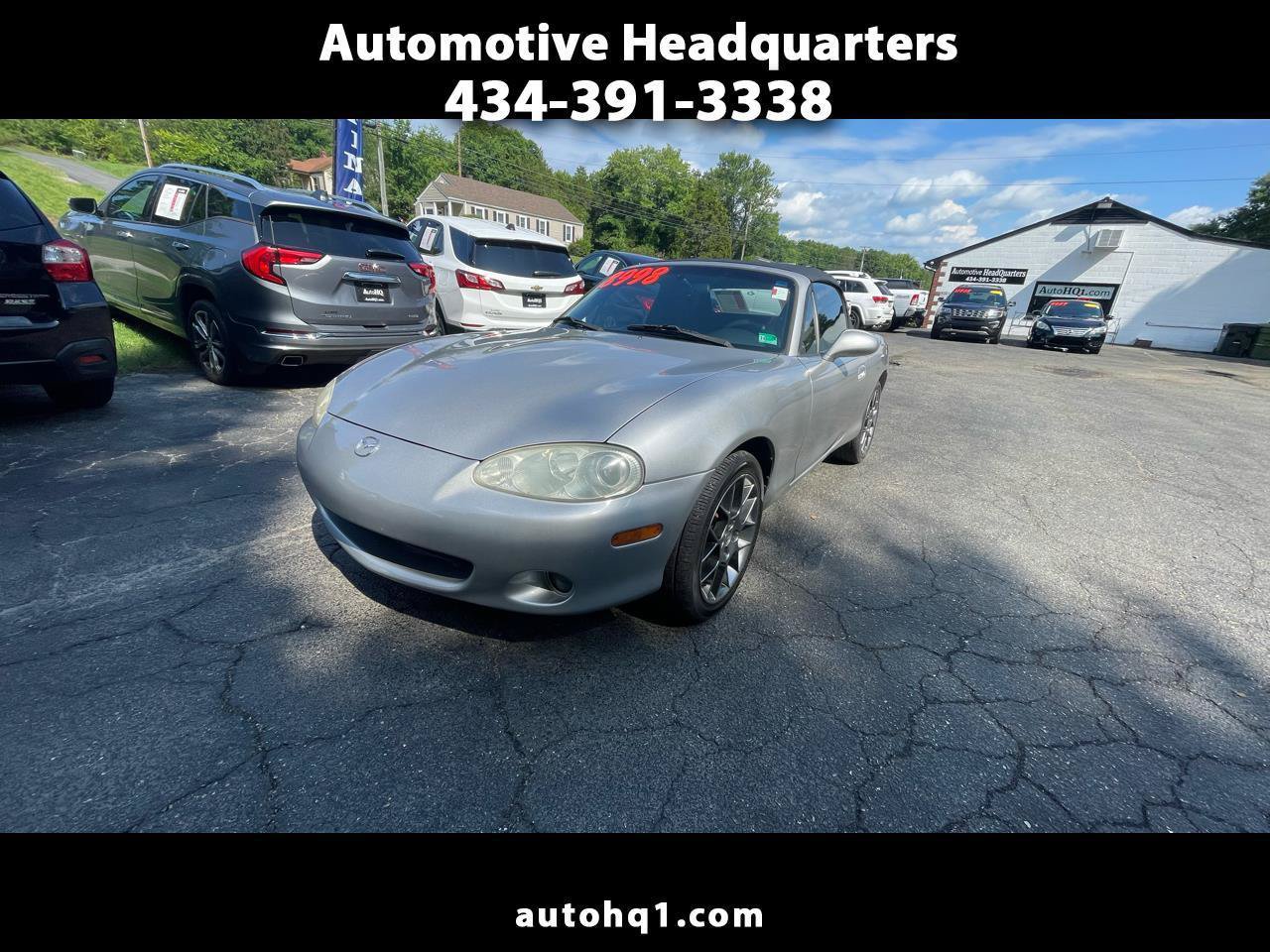 Used 2004 MAZDA MX-5 Miata w/ Cloth Azure Blue Pkg