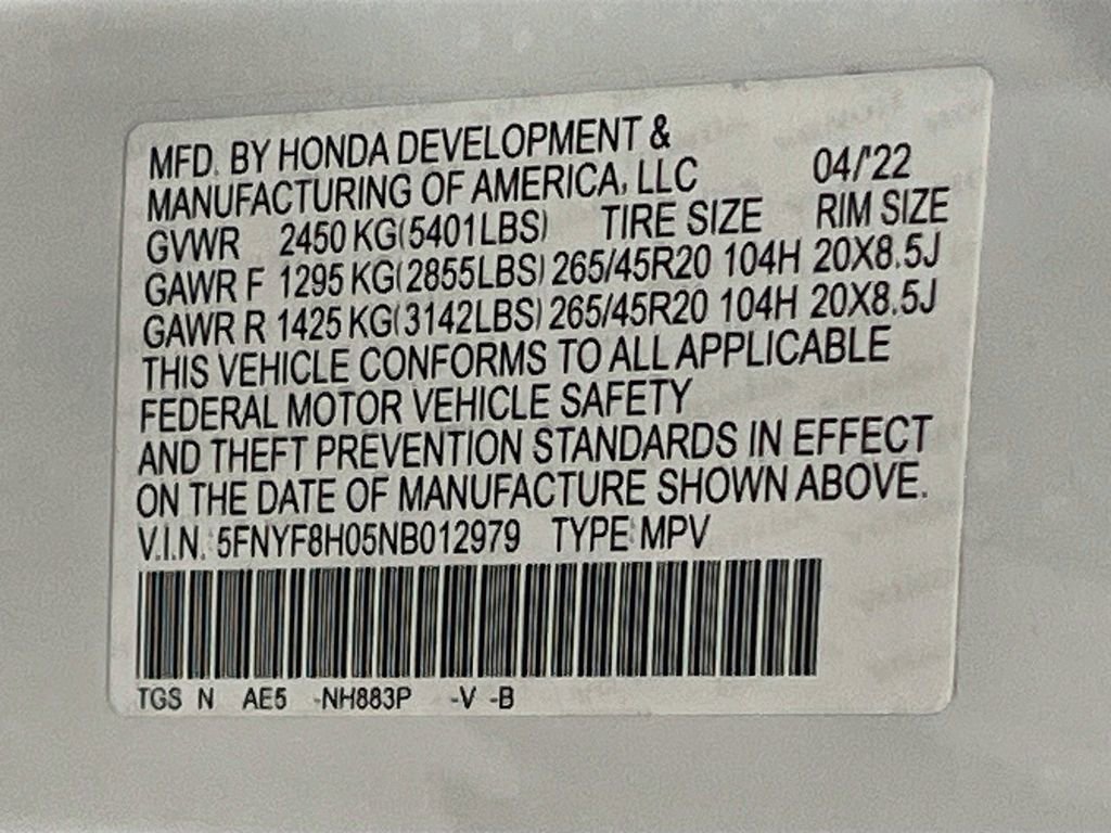 2022 Honda Passport Elite