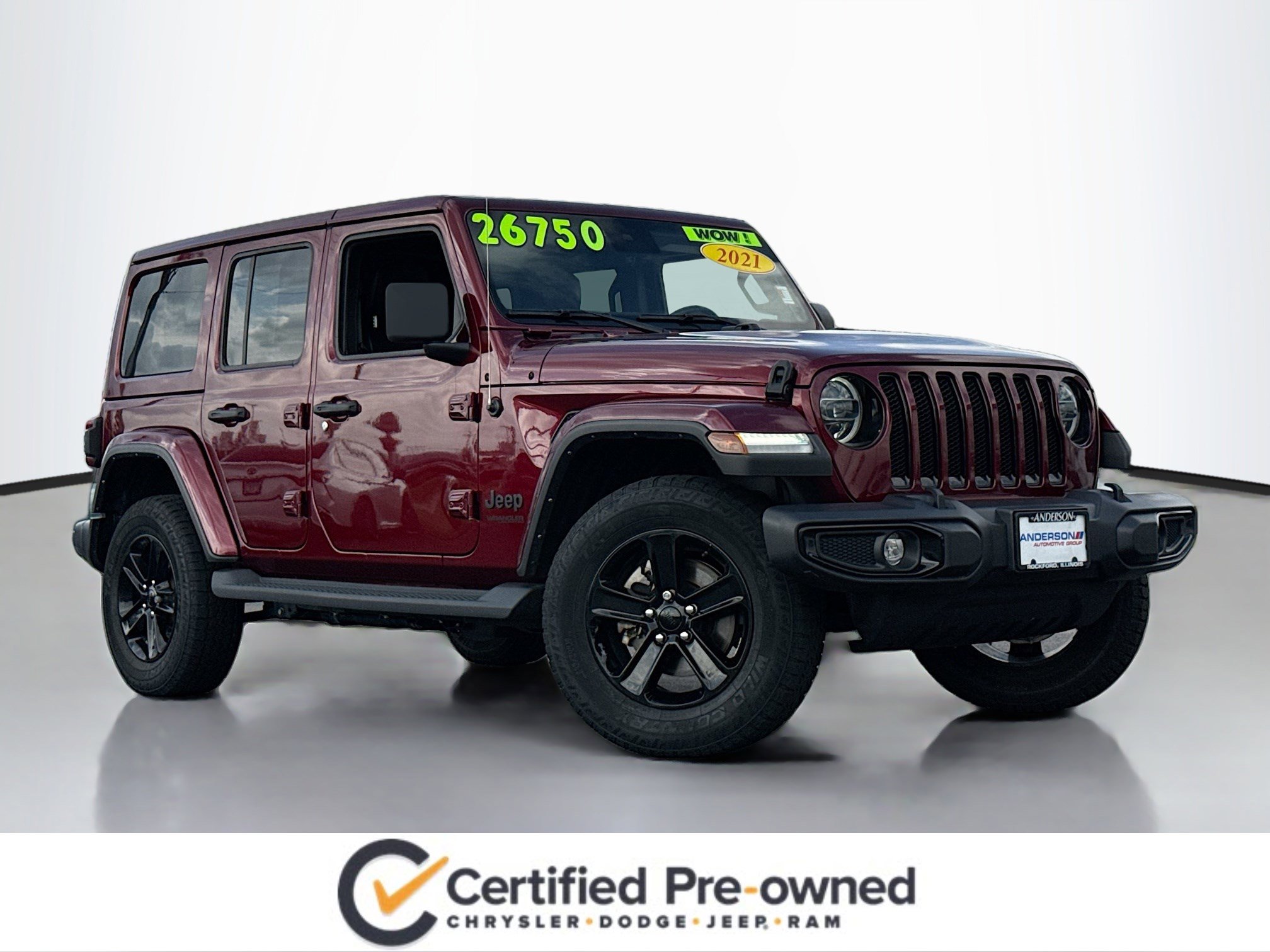 Used 2021 Jeep Wrangler Unlimited Sahara