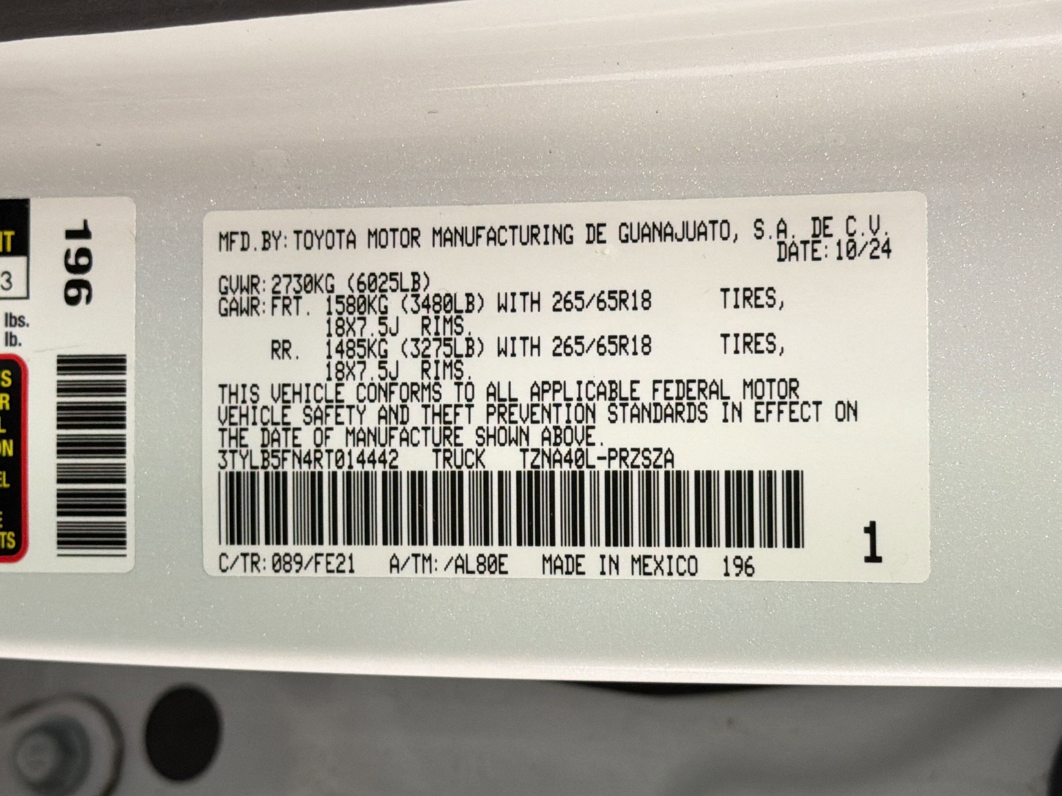 2024 Toyota Tacoma TRD Sport