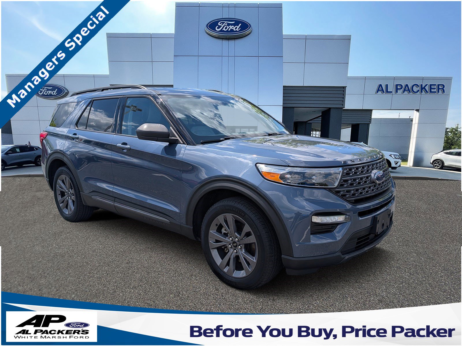 Certified 2021 Ford Explorer XLT w/ Equipment Group 202A