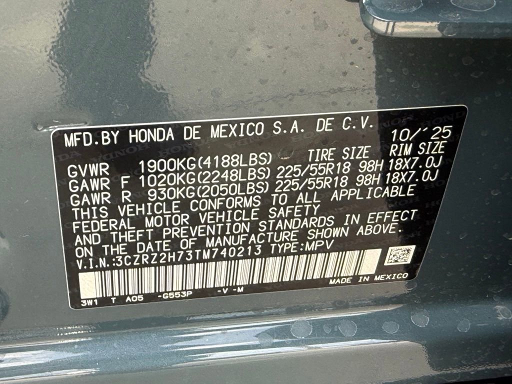 2026 Honda HR-V EX-L