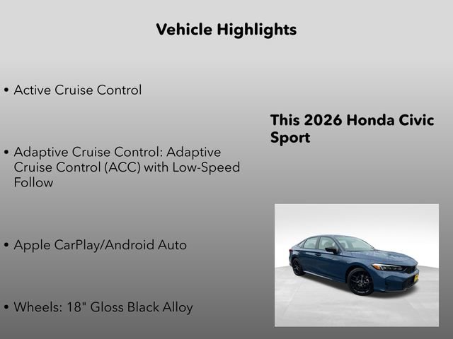 2026 Honda Civic Sport