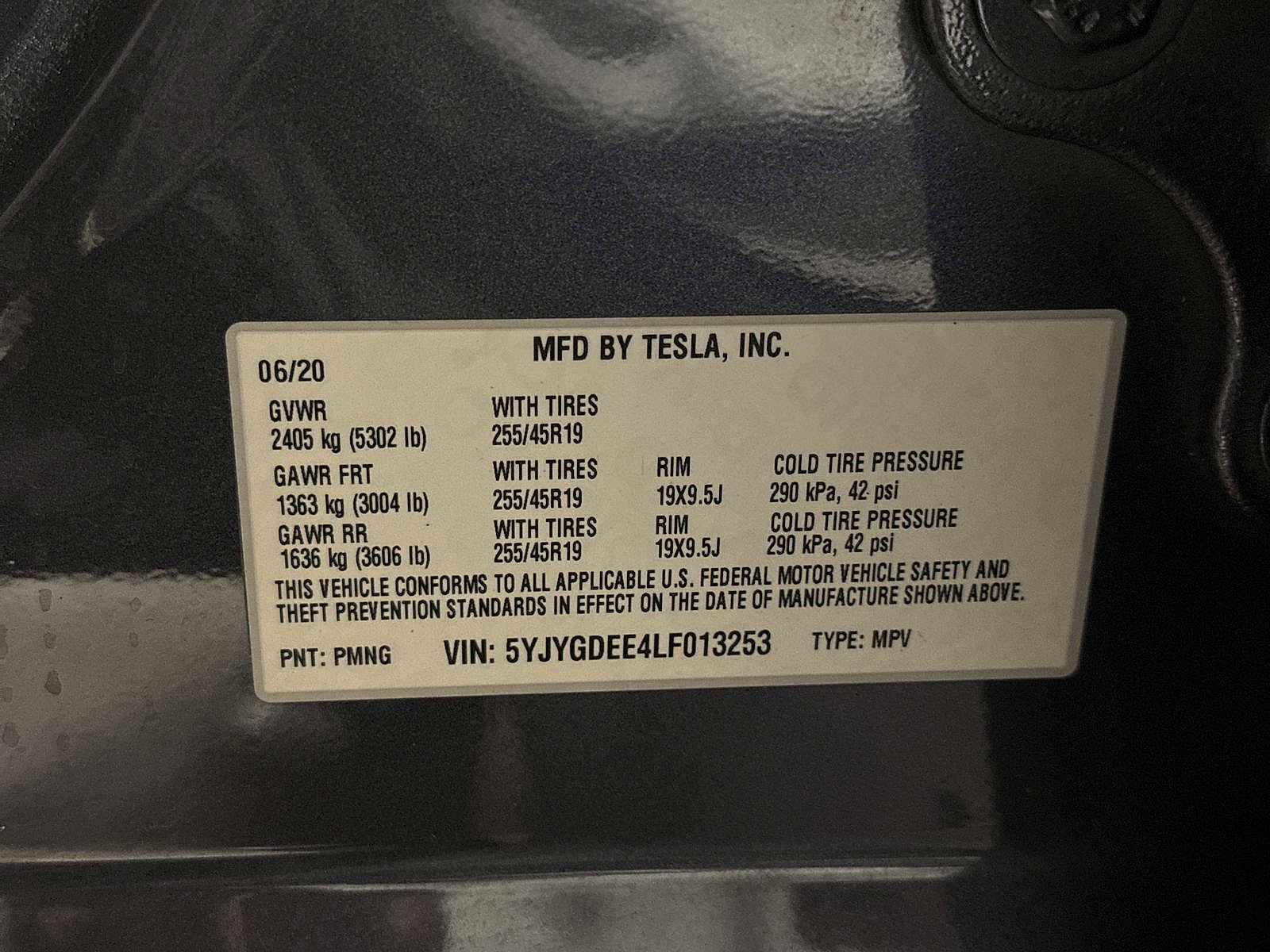 2020 Tesla Model Y Long Range