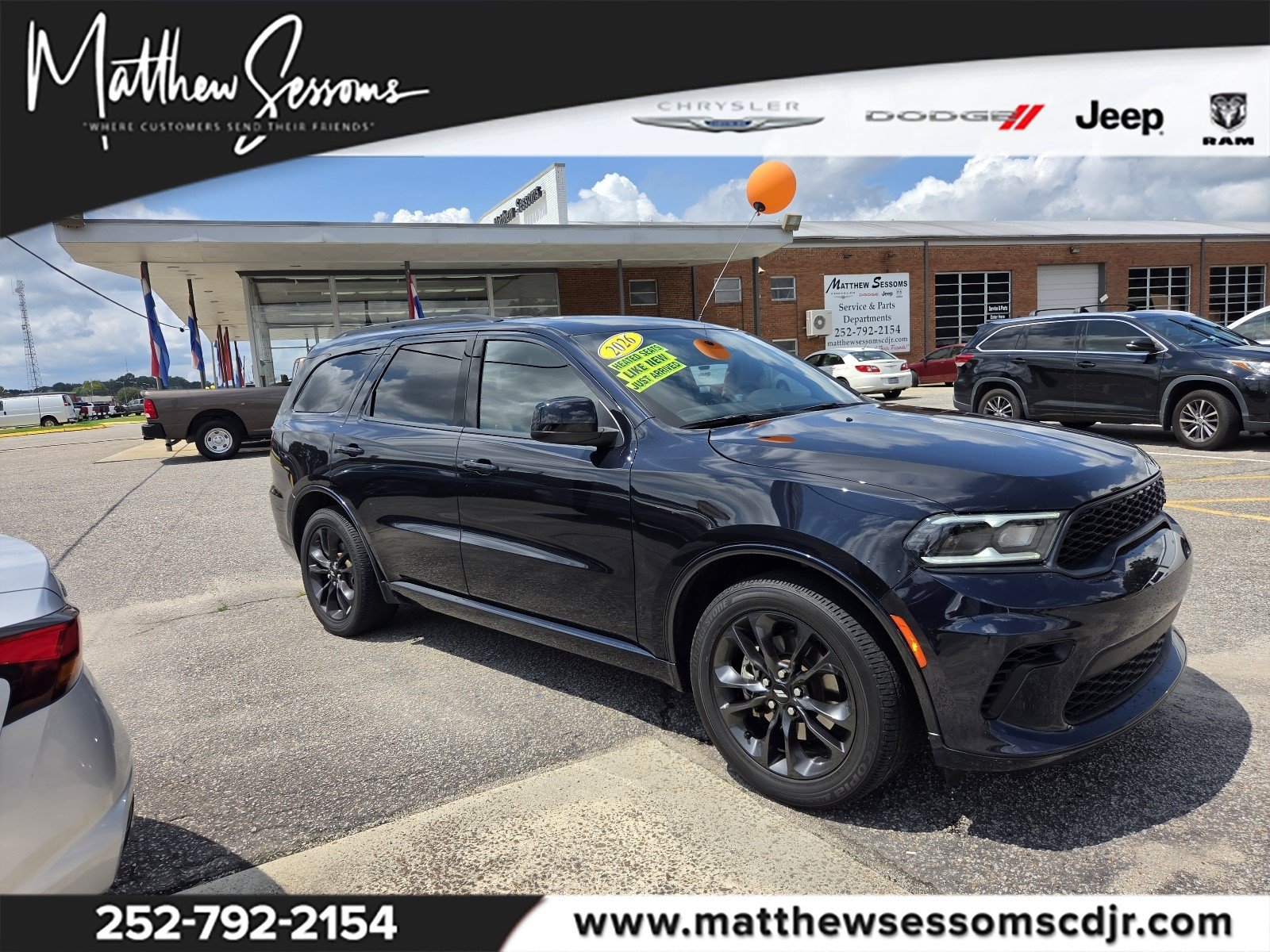 Used 2025 Dodge Durango GT w/ Blacktop Package