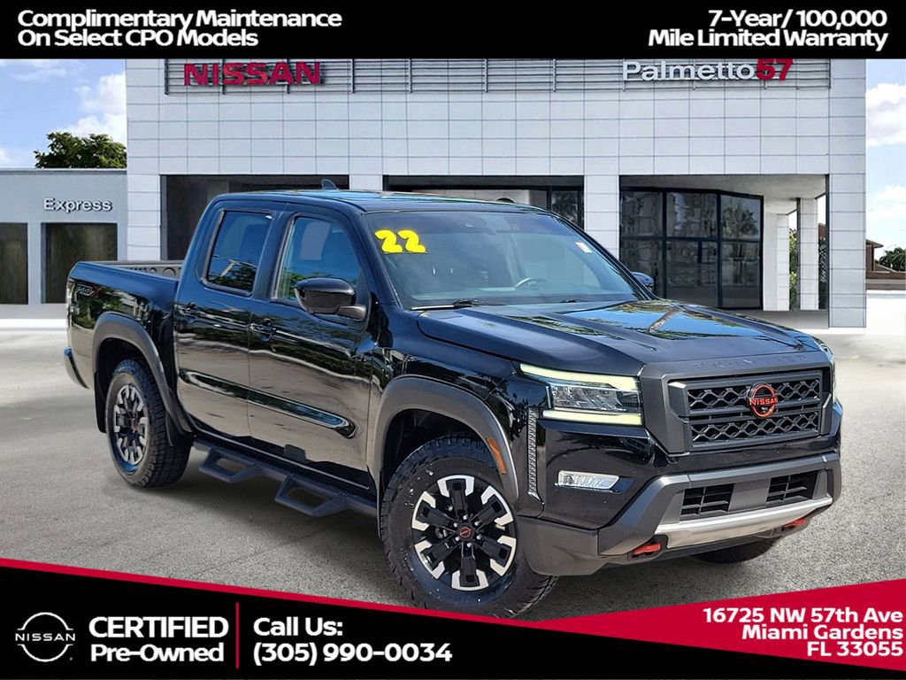 Certified 2022 Nissan Frontier Pro-X