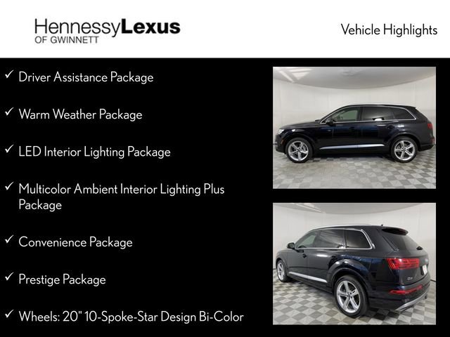 2019 Audi Q7 3.0T Prestige