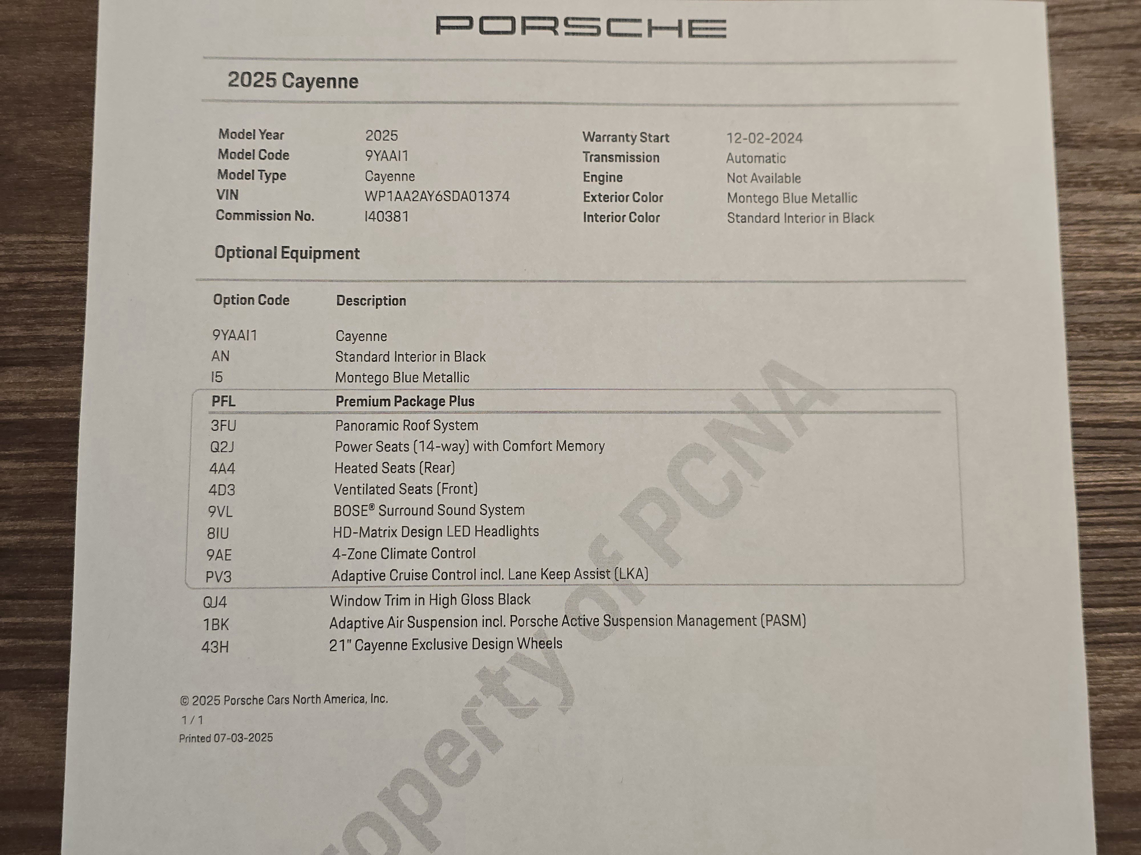 2025 Porsche Cayenne