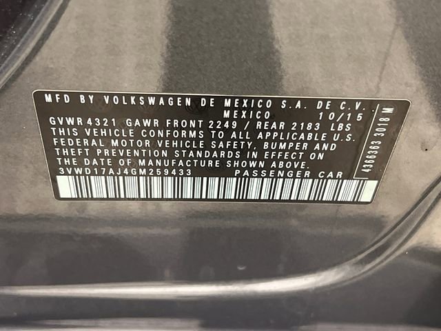 2016 Volkswagen Jetta Sport