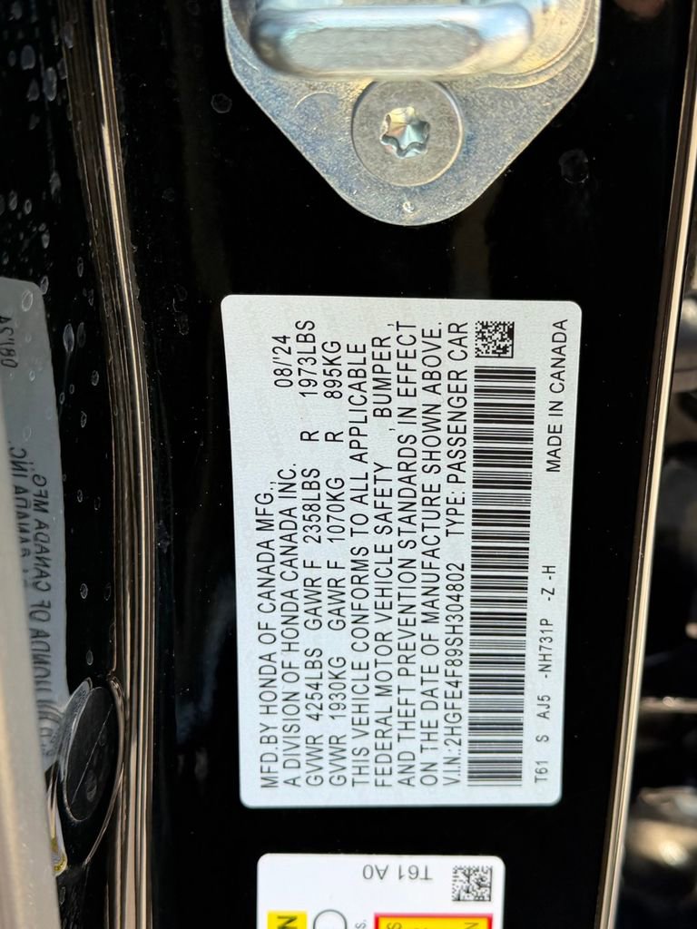 2025 Honda Civic Sport Touring