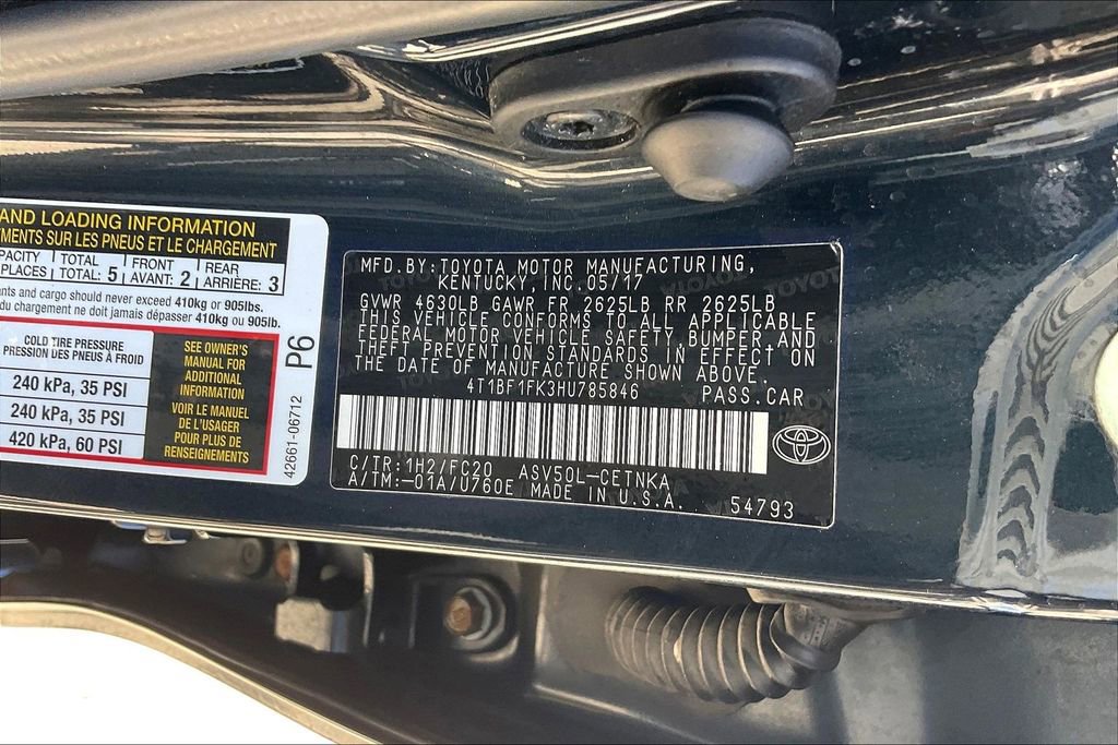 2017 Toyota Camry LE