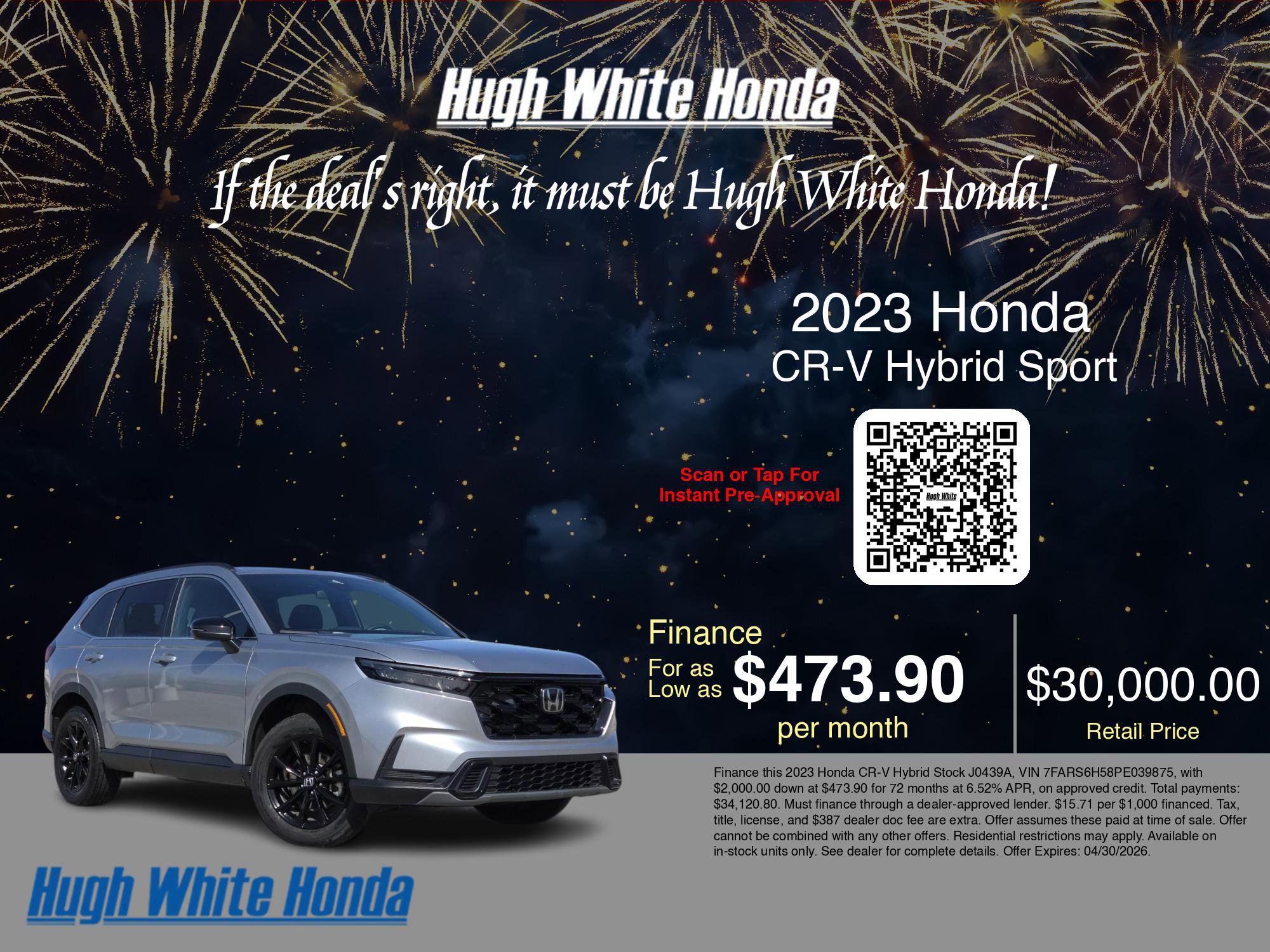 2023 Honda Cr-V Sport