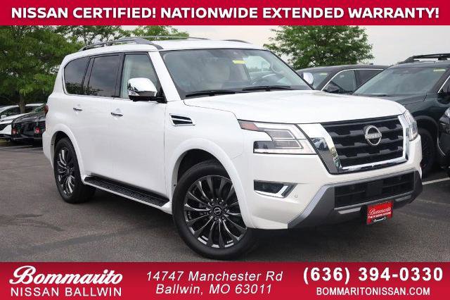 Certified 2023 Nissan Armada Platinum w/ Captain's Chairs Package