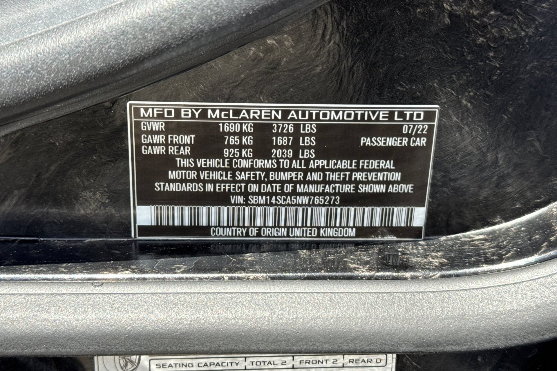 Used 2022 McLaren 765LT photo 47