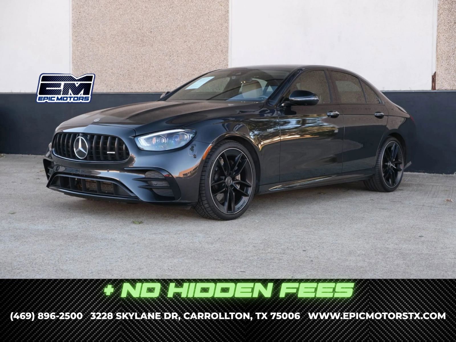 Used 2021 Mercedes-Benz E 53 AMG 4MATIC Sedan w/ Exterior Lighting Package