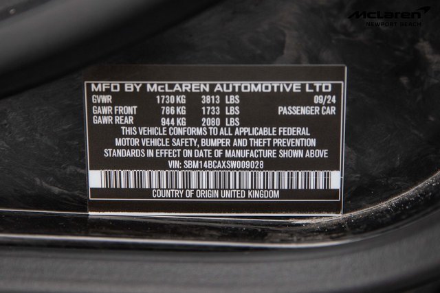 Used 2025 McLaren 750S Spider photo 25