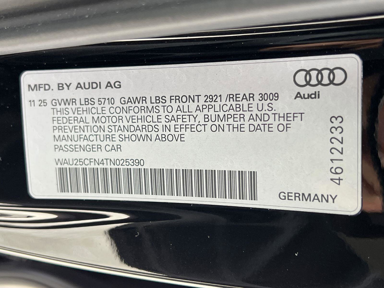 2026 Audi A6 Premium Plus