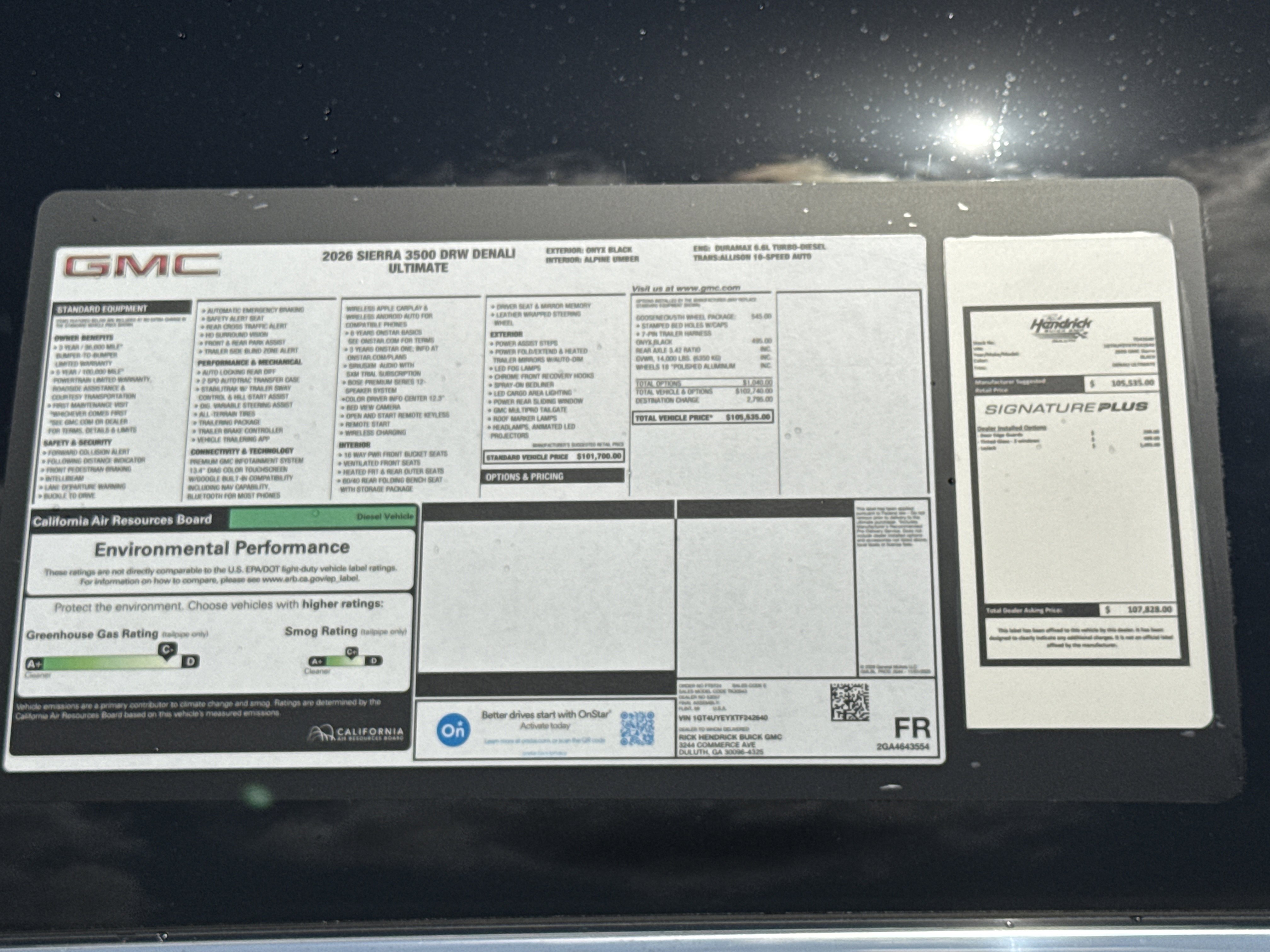 2026 GMC Sierra 3500 Denali Ultimate