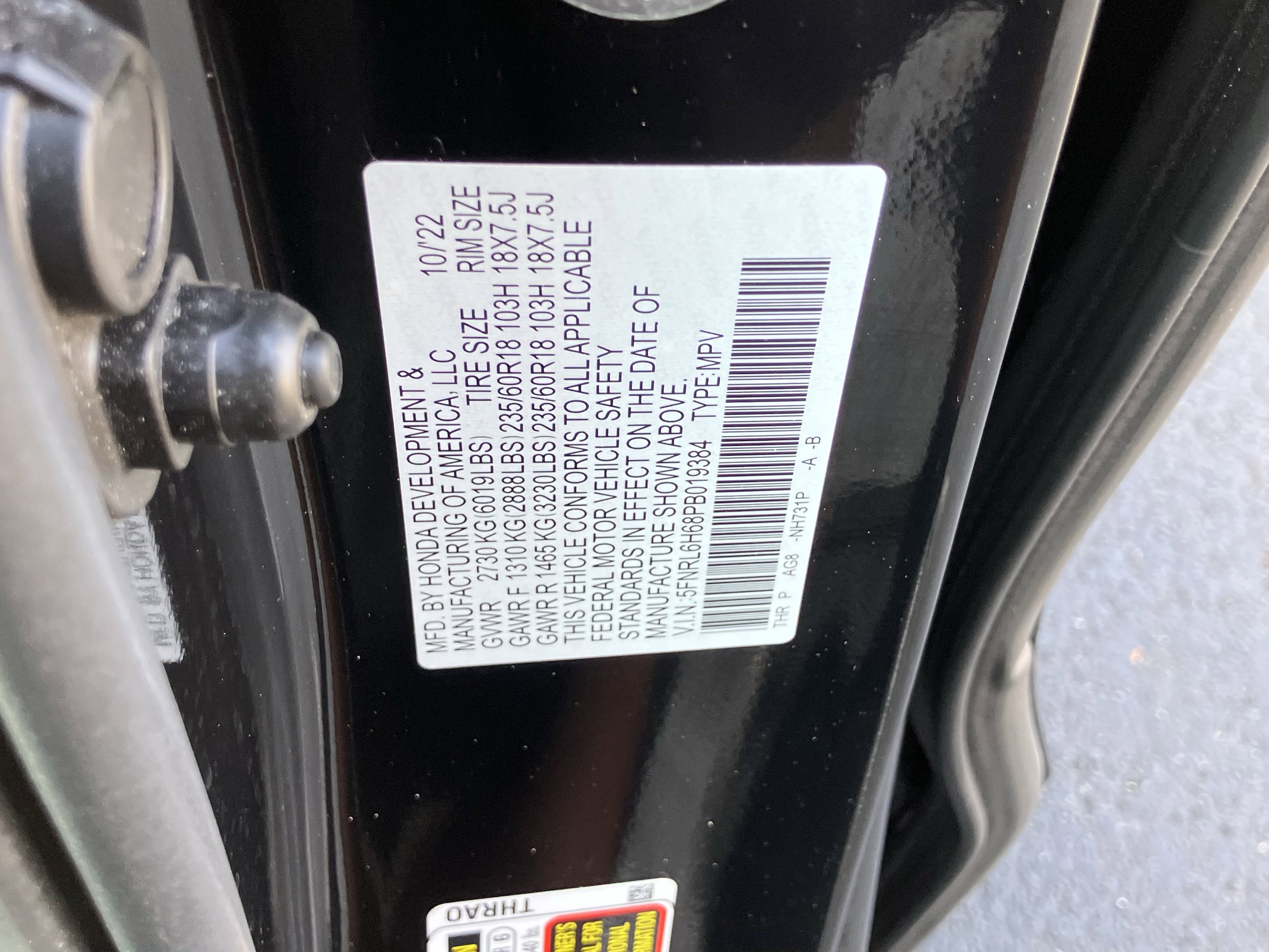 2023 Honda Odyssey EX-L