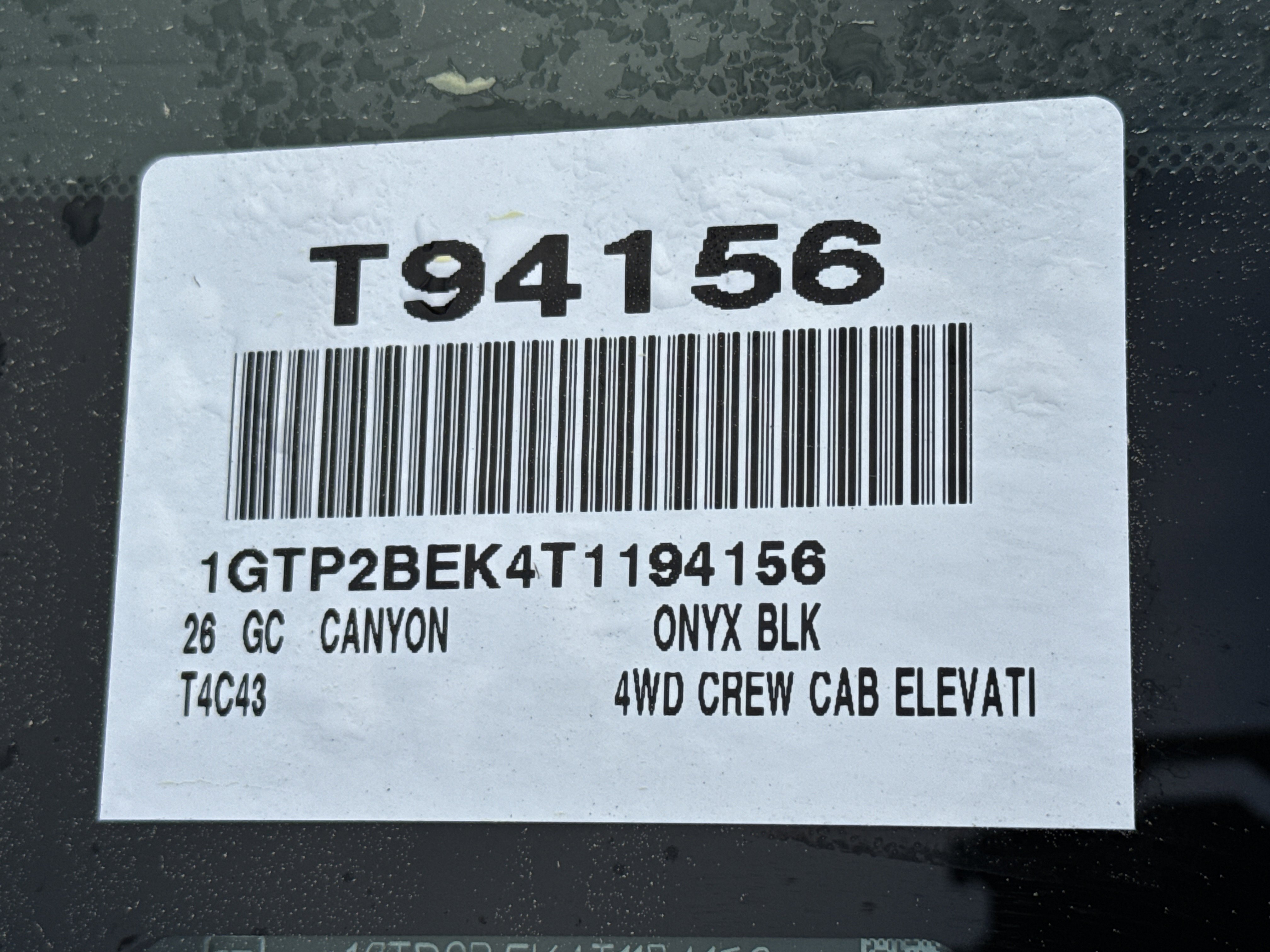 2026 GMC Canyon Elevation