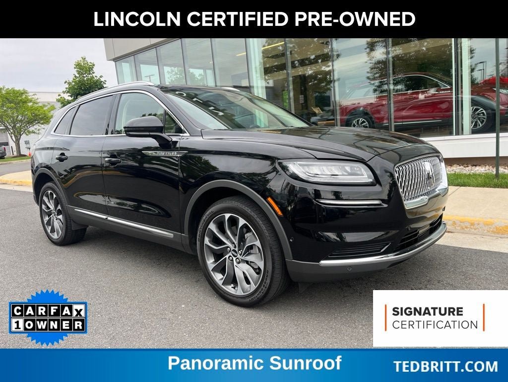 Certified 2023 Lincoln Nautilus Reserve w/ Equipment Group 201A