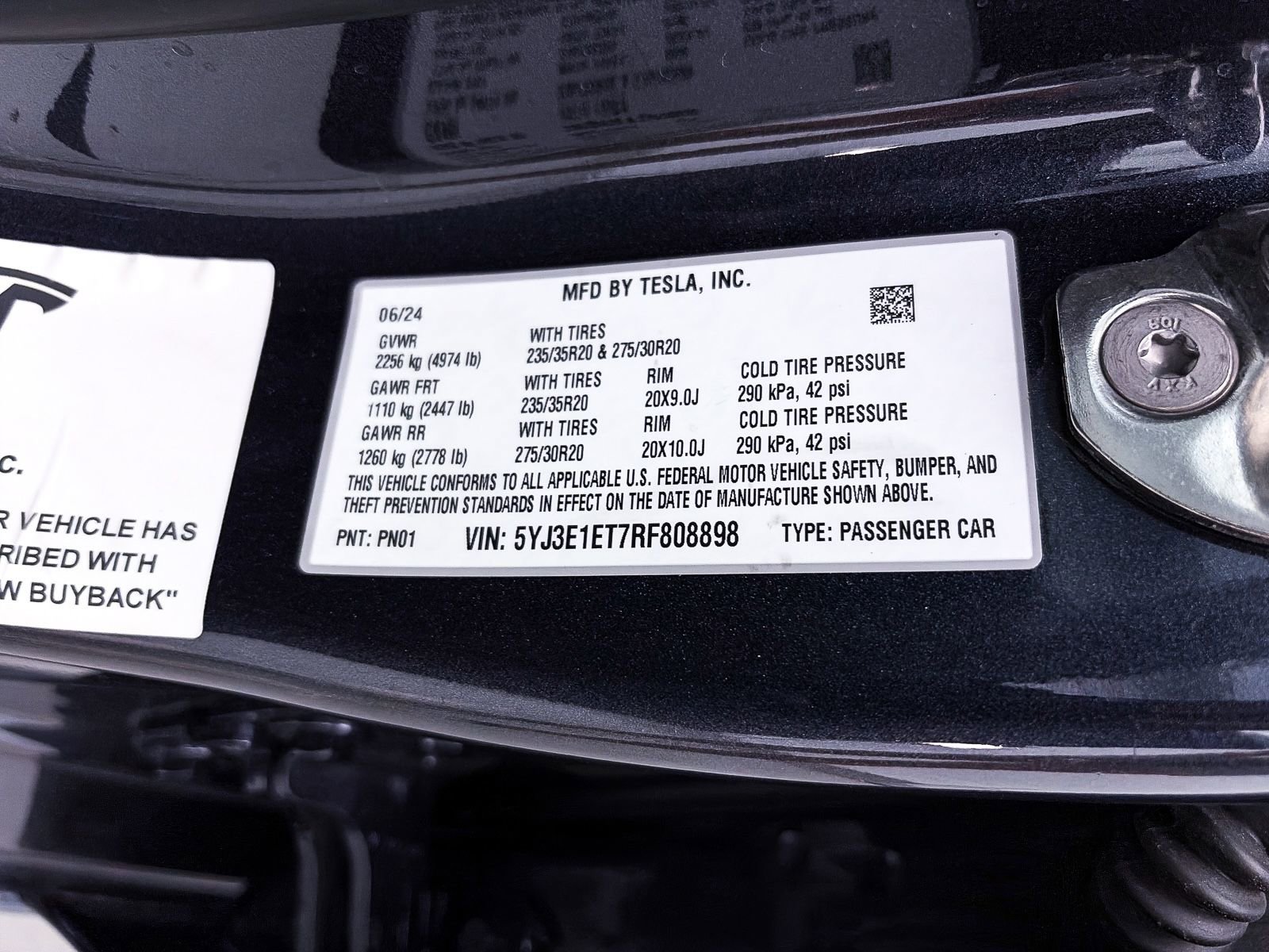 2024 Tesla Model 3 Performance