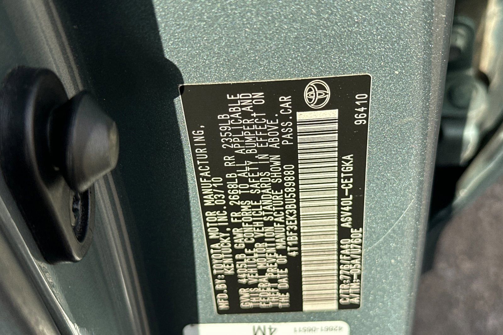 2011 Toyota Camry XLE