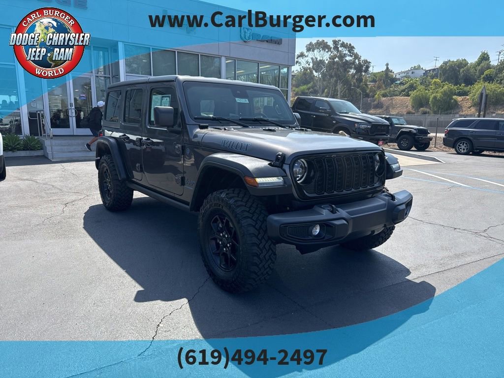 Certified 2025 Jeep Wrangler Unlimited Sport S 4xe