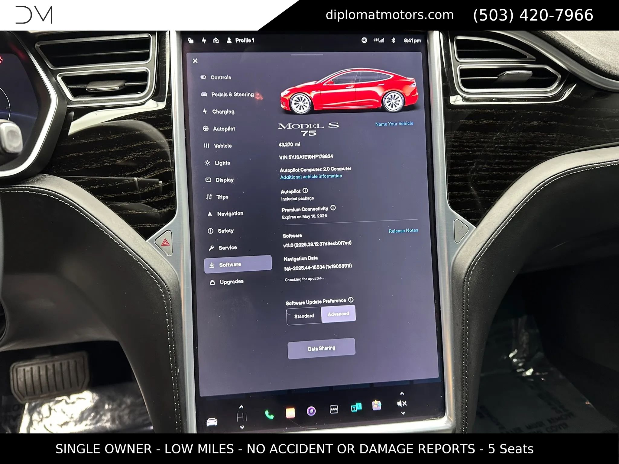 2017 Tesla Model S 75