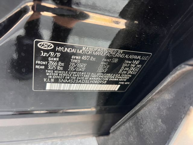 2020 Hyundai Santa Fe SE