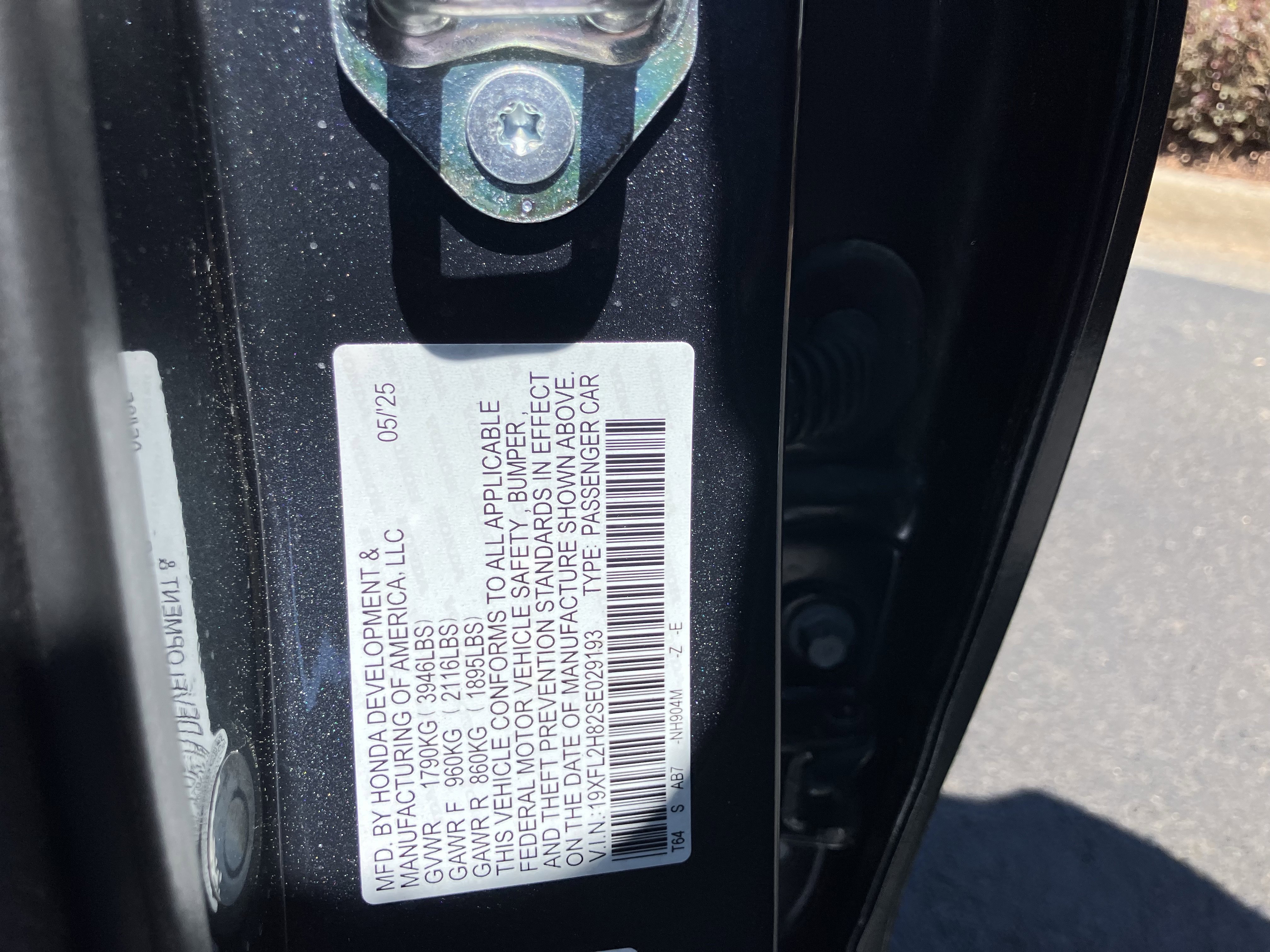 2025 Honda Civic Sport