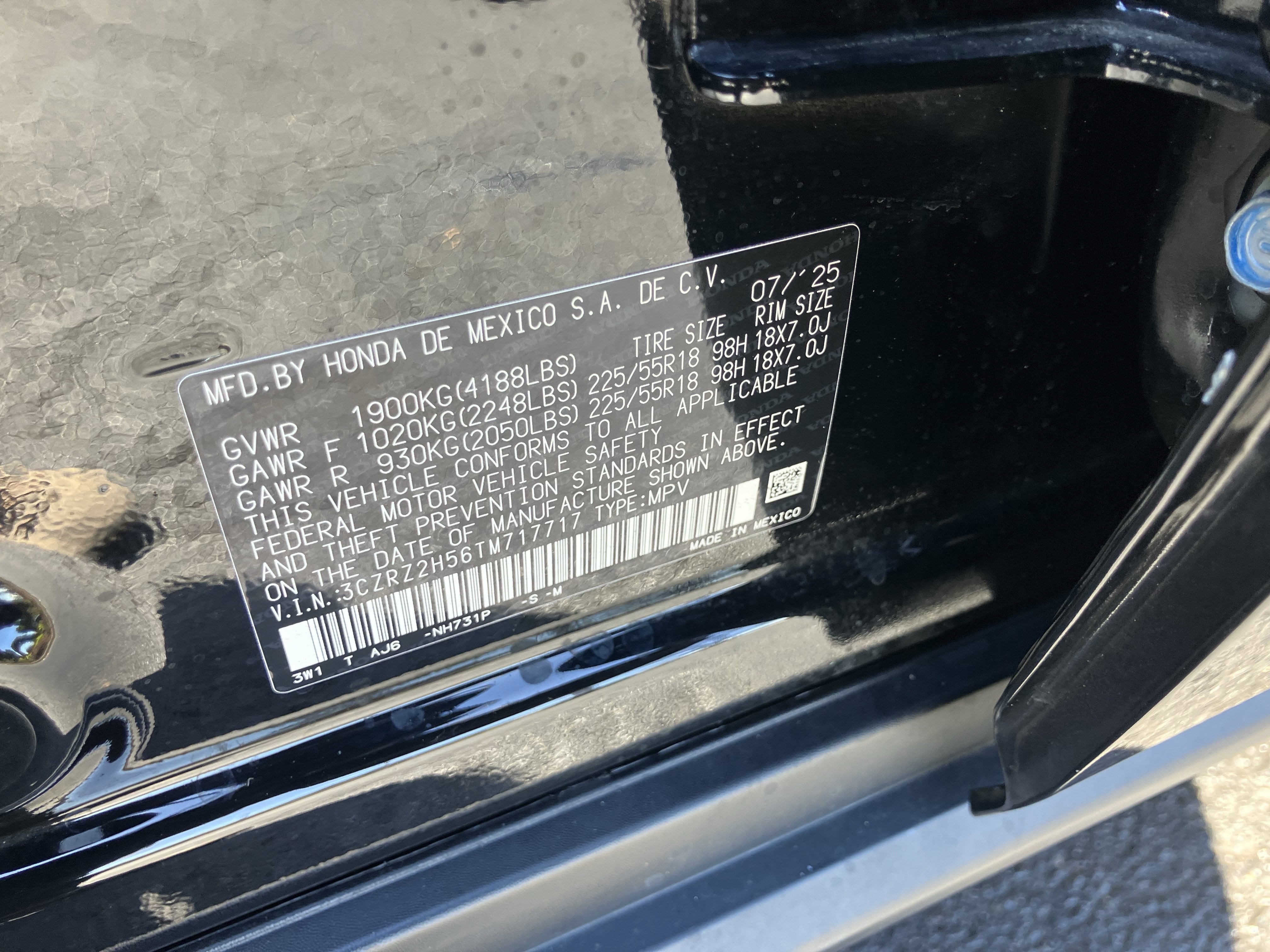 2026 Honda Hr-V Sport