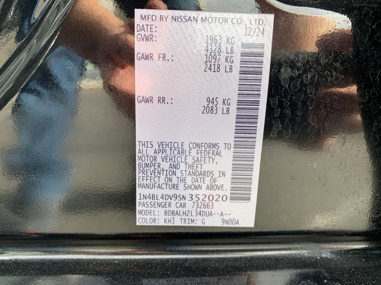 2025 Nissan Altima 2.5 SV