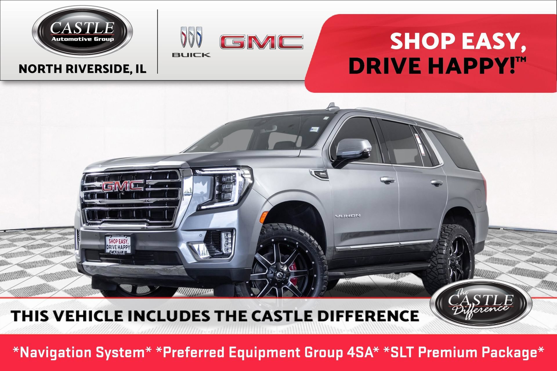 Used 2022 GMC Yukon SLT w/ SLT Premium Package