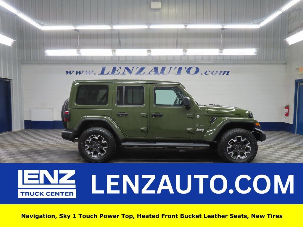 Used 2024 Jeep Wrangler Unlimited Sahara w/ Technology Group