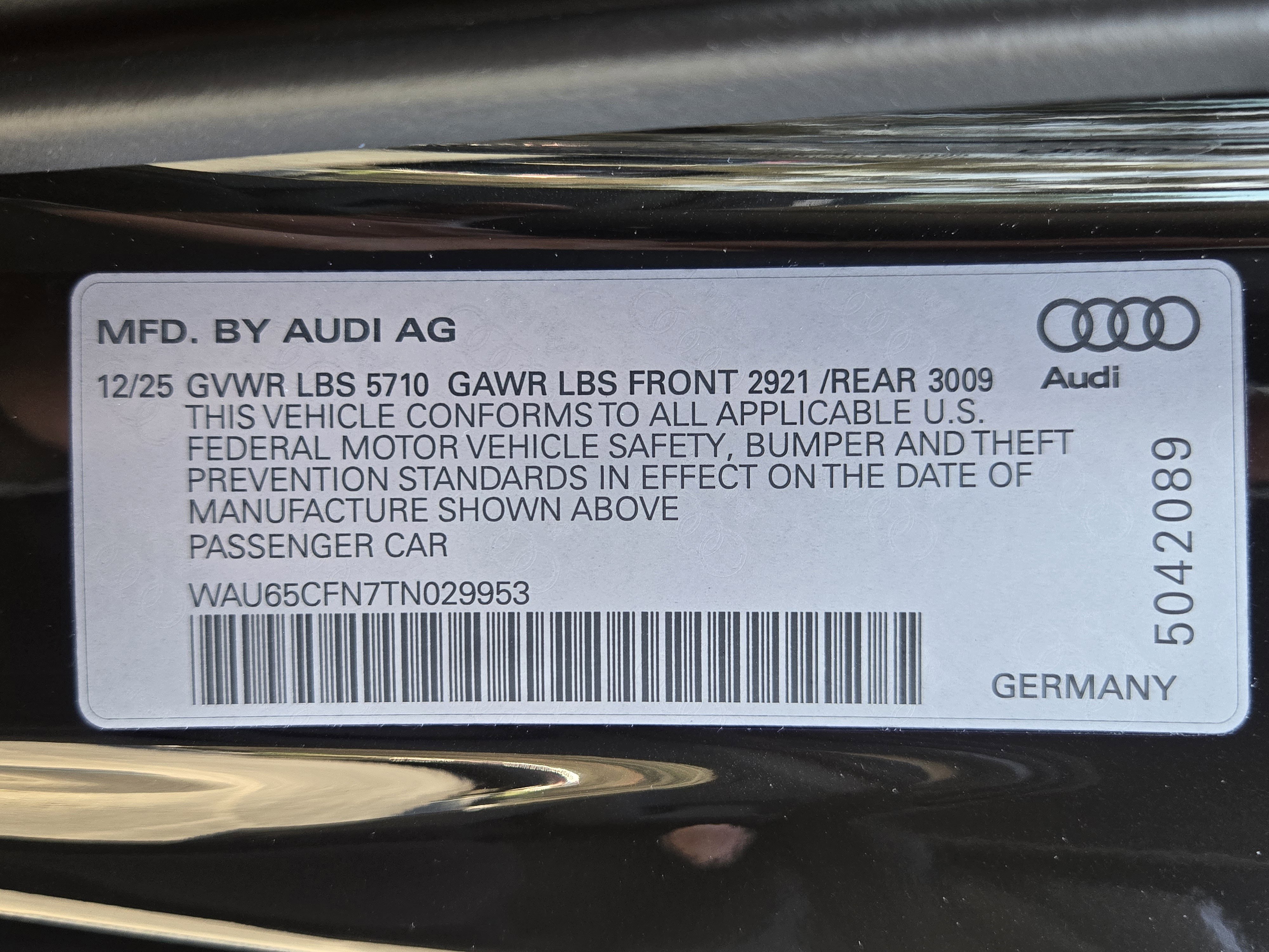 2026 Audi A6 Prestige