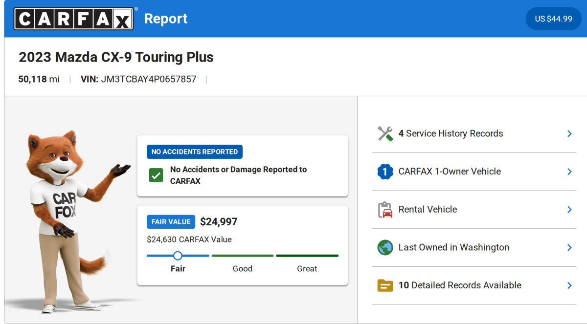 2023 MAZDA CX-9 Touring Plus